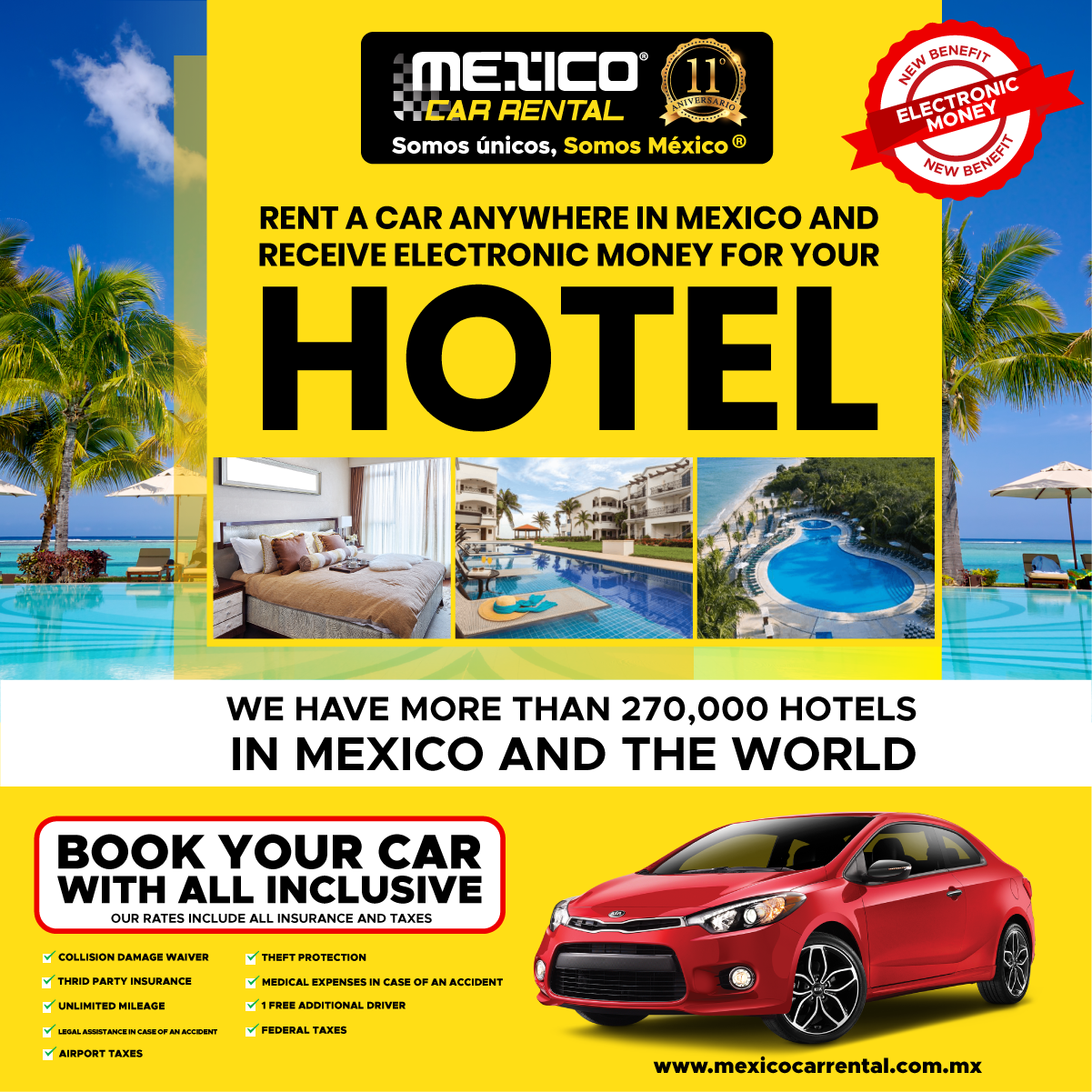 cost of rental car insurance in mexico